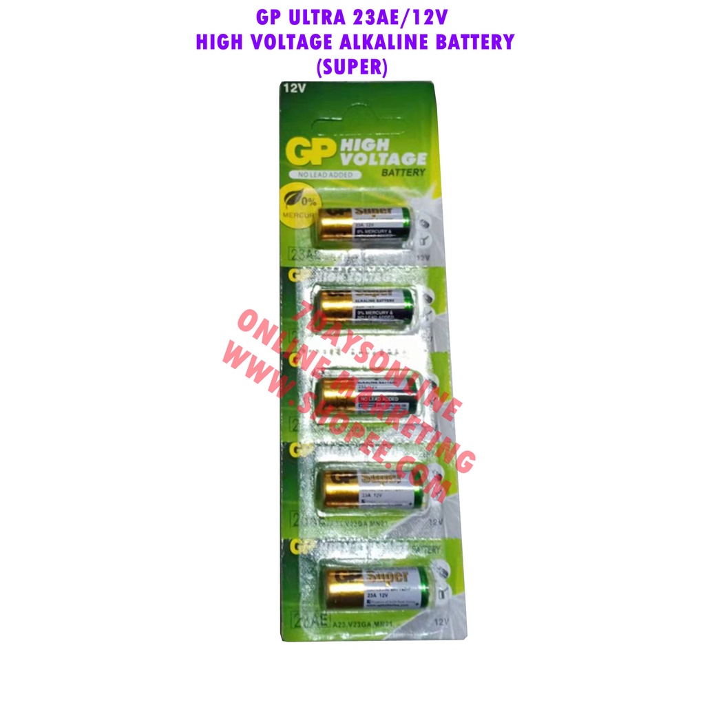 GP ULTRA 23AE/12V HIGH VOLTAGE ALKALINE BATTERY (SUPER) | Shopee Malaysia