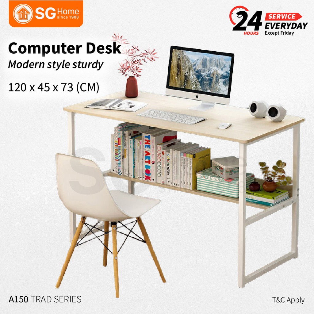 [READY STOCK] Study Writing Desk Computer Desk PC Laptop Table ...