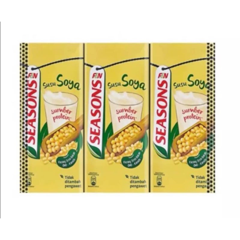 F&N Season Packet Drink Soya Bean 6x250ml Shopee Malaysia