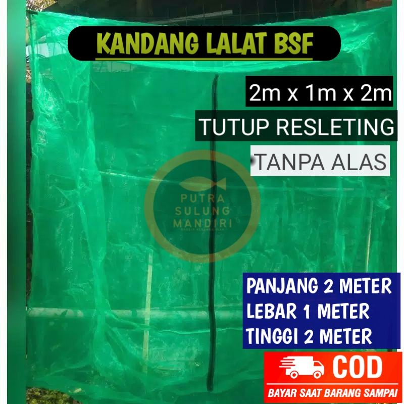 BSF maggot fly cage size 2x1x2 ready to use plus tie rope | Shopee Malaysia