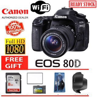 Canon EOS 80D kit set DSLR Camera made in japan. (import unit) | Shopee ...