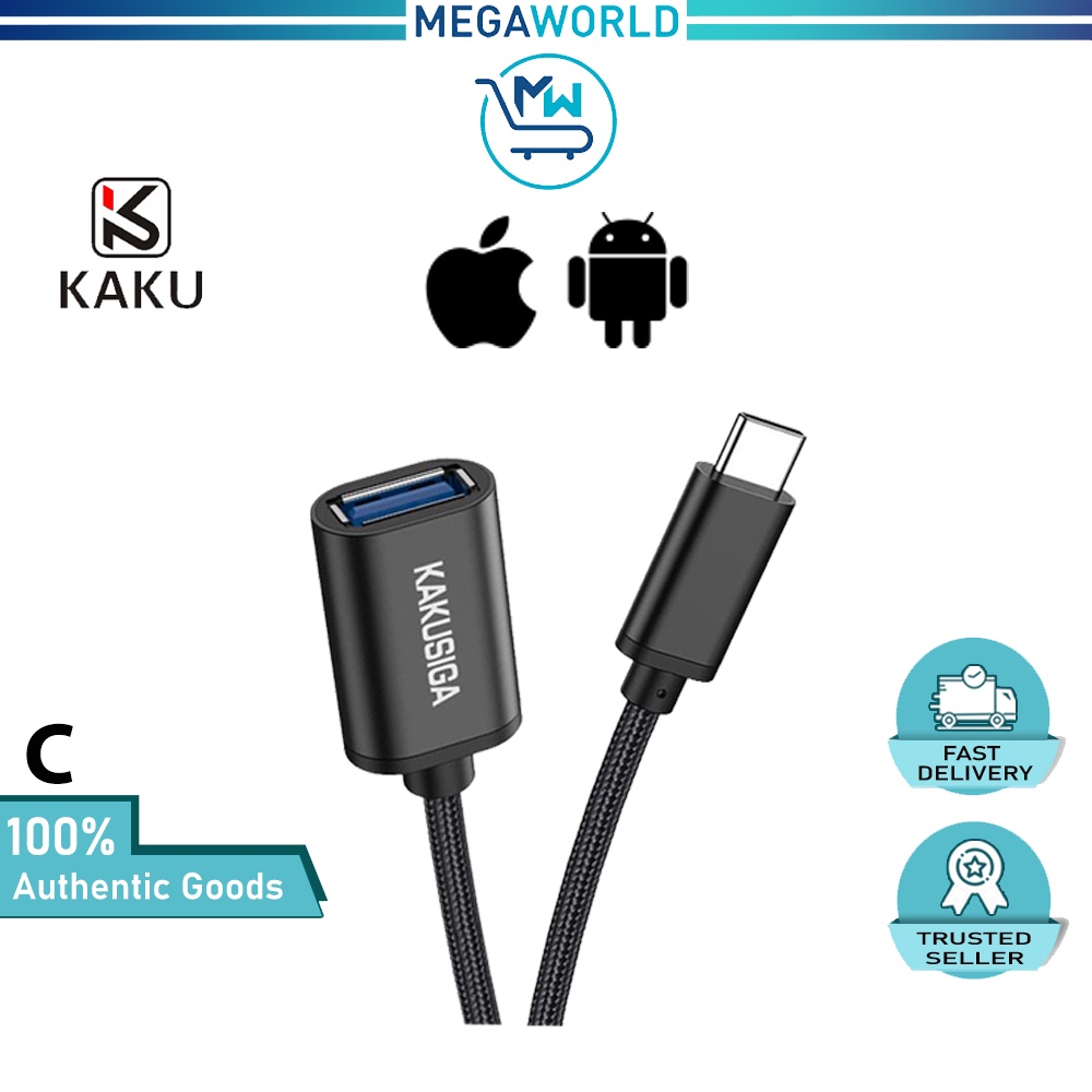 Kaku Usb C Usb A To Usb Adapter Type C Otg Cable Usb C Male To Usb A Female Cable Extension