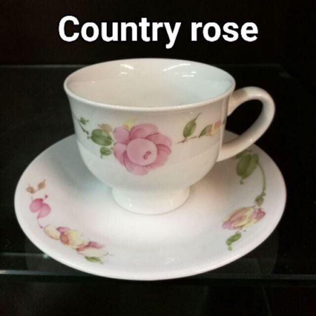 Corelle tea set cup (corelle cup + corelle saucer) Shopee Malaysia