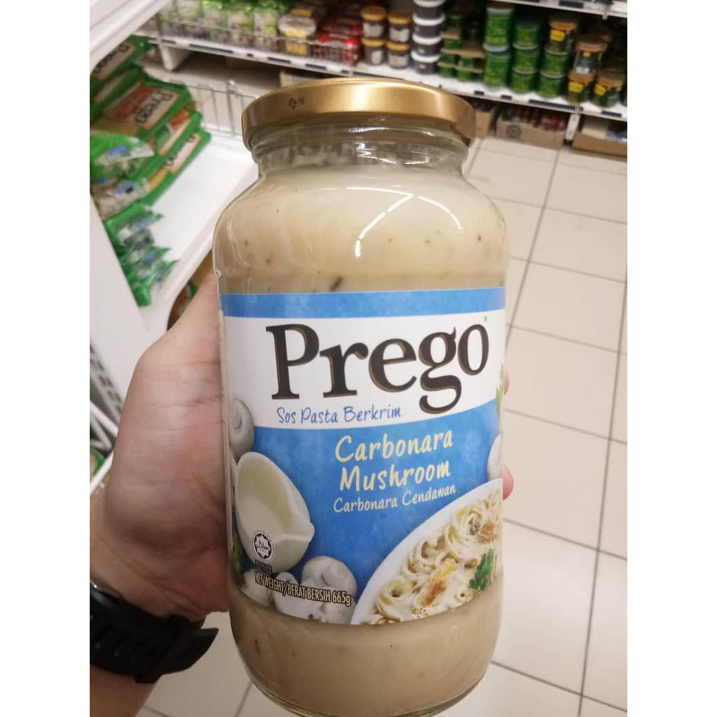 Prego Sos Pasta Berkrim Carbonara Mushroom 350g 665g Shopee Malaysia