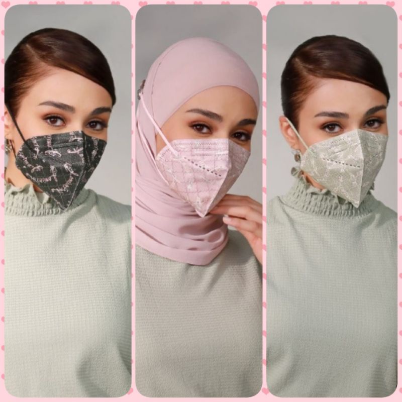 Face mask Jovian 3PLY EARLOOP Hybrid Ribbon Mask READY STOCK Shopee