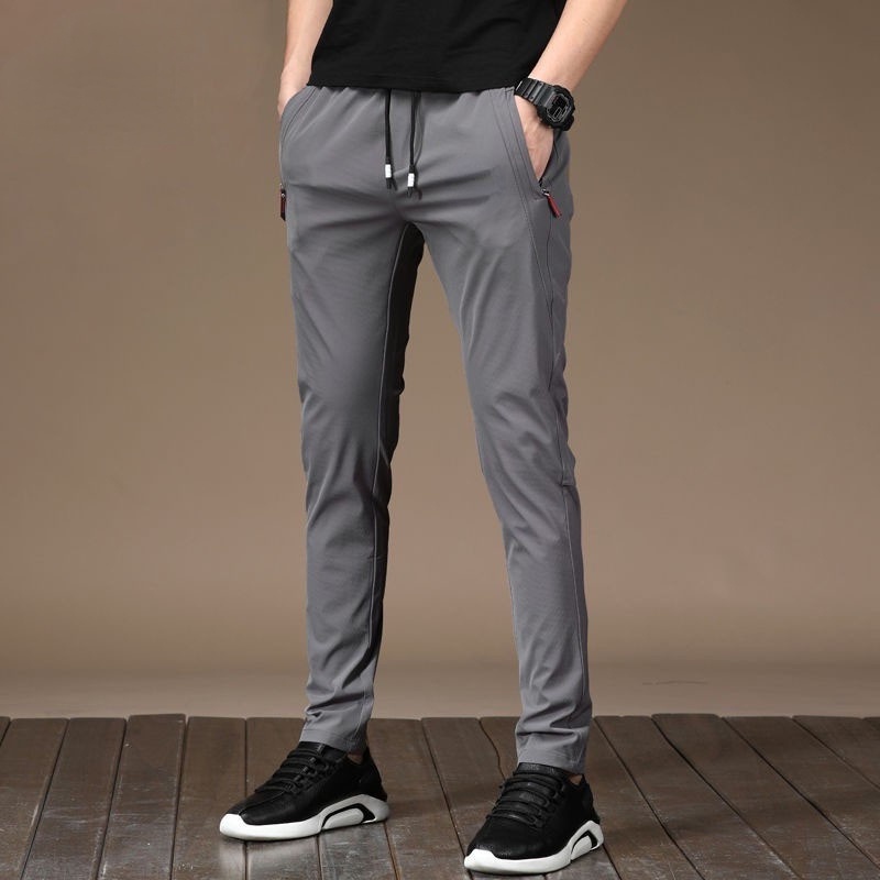 Men's Casual seluar slack lelaki Pants Slim Fit Stretch Business Seluar ...