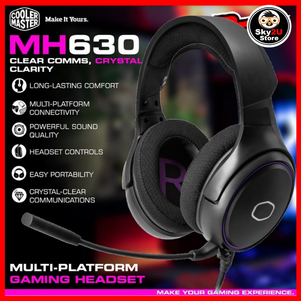 Cooler Master MH630 Gaming Headset Shopee Malaysia