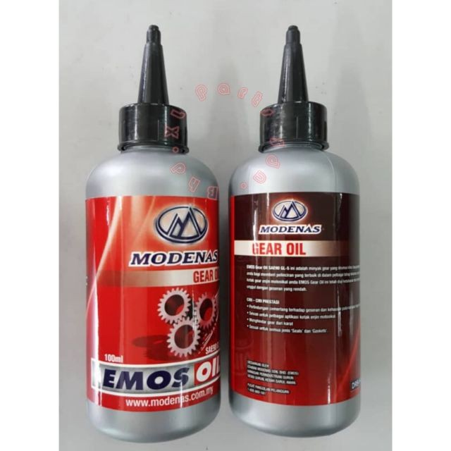 modenas gear oil 100% original ( 100ml ) | Shopee Malaysia