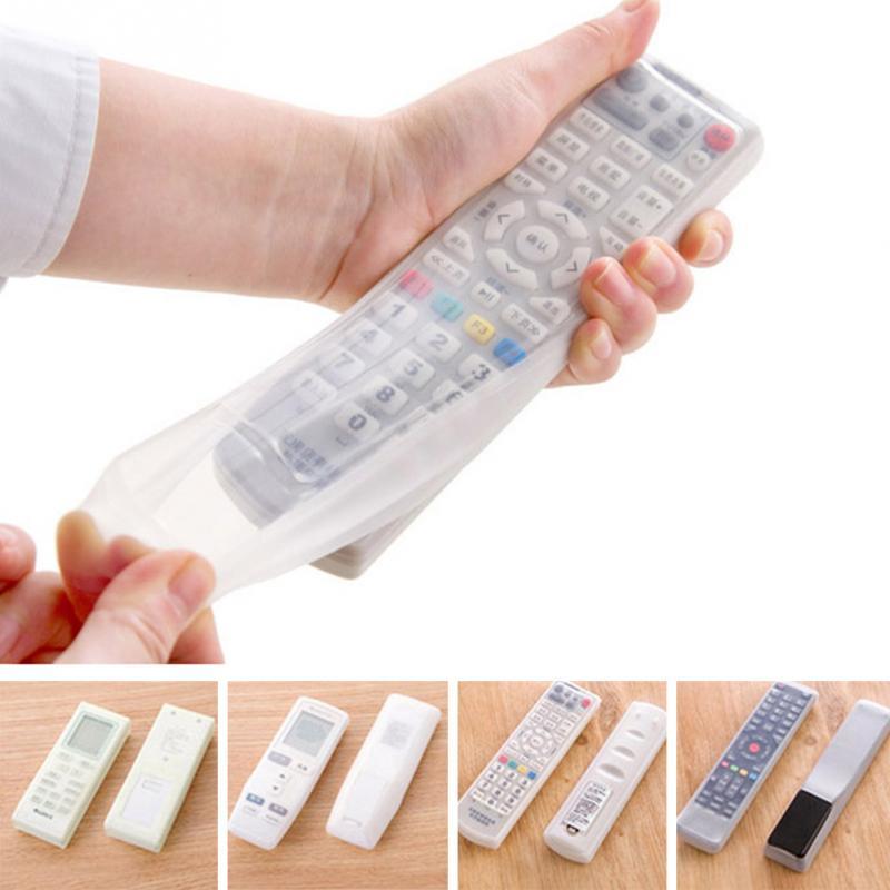 Transparent Silicone Remote Control Cover TV Air Condition Remote ...