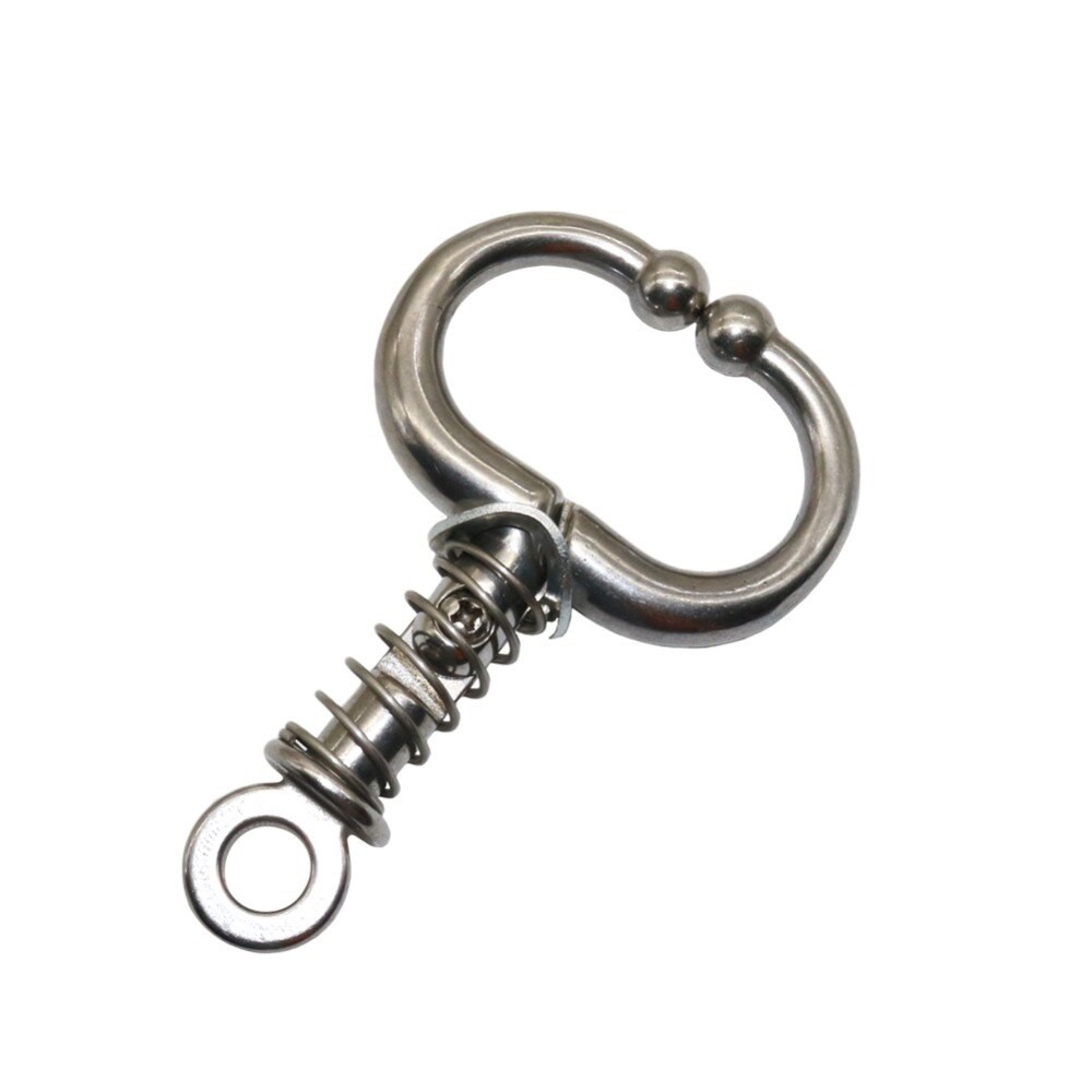 AA Pro 2.5" Brass Bull Cow Nose Ring – Screw Type, Show Halter & Veterinary Use