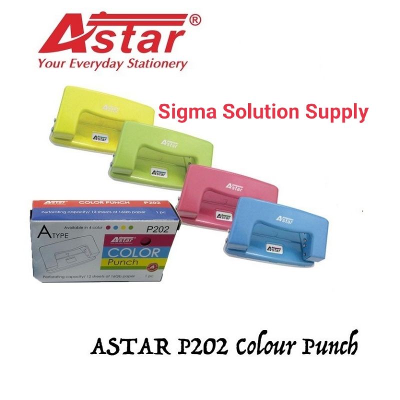 Astar 2 Hole Punch P202(Random colour) | Shopee Malaysia
