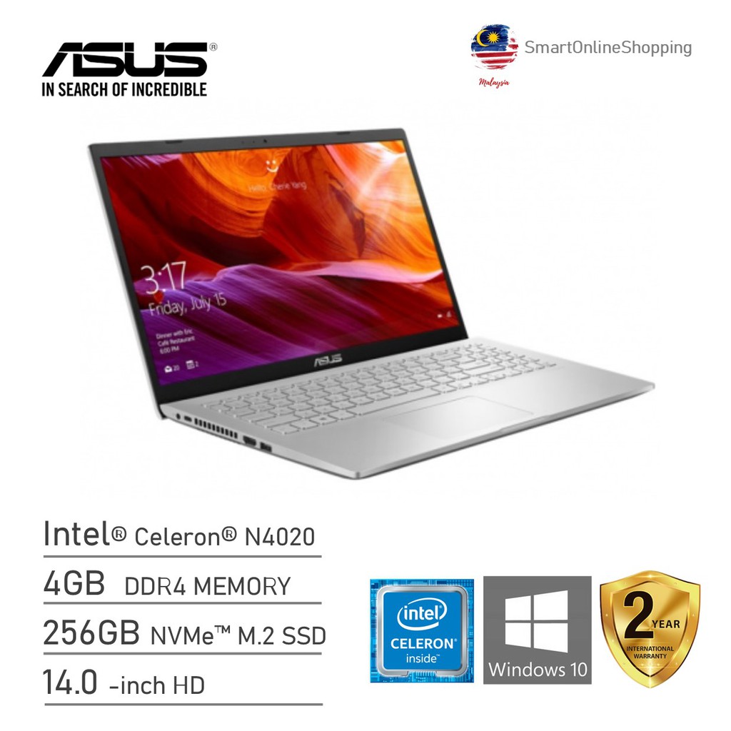 New Asus Notebook A416M-AEB093T | Celeron N4020 | 4GB RAM | 256GB SSD ...