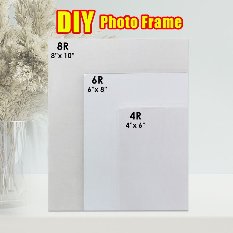 Diy Photo Frame 4R 6R 8R(Frameless)Ready Stock | Shopee Malaysia