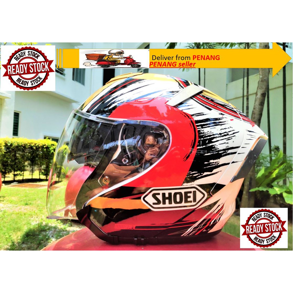 Shoei x sale 14 open face