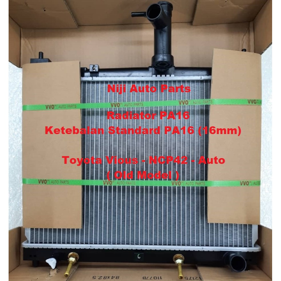 Radiator Toyota Vios Auto NCP42 Old Model - Tangki Air Vios Auto NCP42 ...