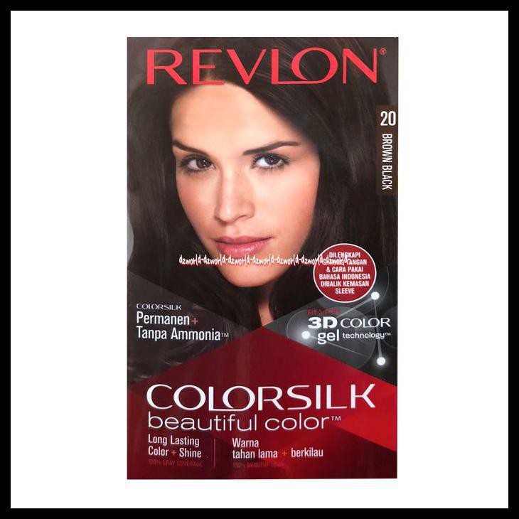 Revlon Colorsilk Hair 20 Brown Black Paint Brown Hair Dye | Shopee Malaysia