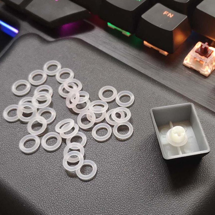Rubber ORings O Rings Dampers Silencing Mechanical keyboard For