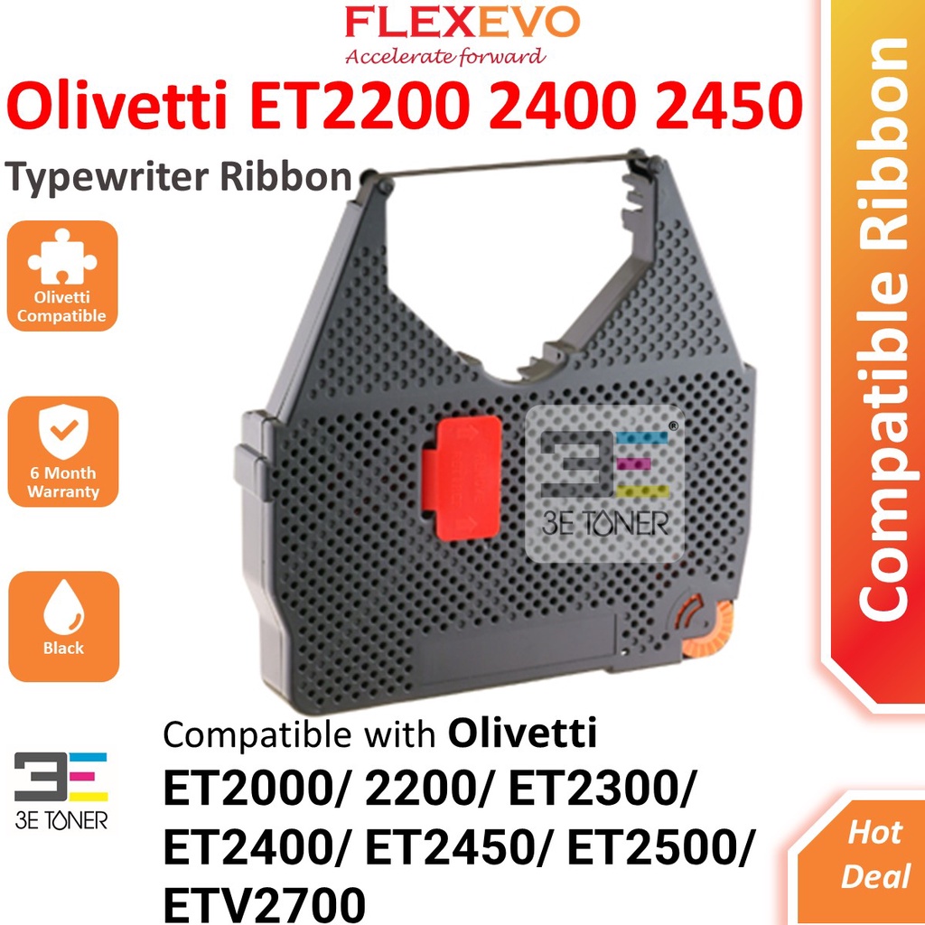 Olivetti ET2000 ET2200 ET2400 ET2450 ET2300 ET2500 ETV2700 Typewriter ...