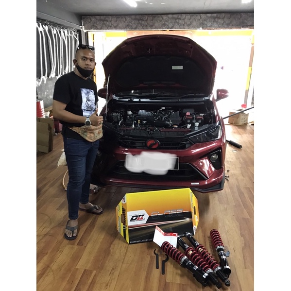 Perodua Bezza/Axia DII Adjustable Suspension Set Hi Low Body Shift