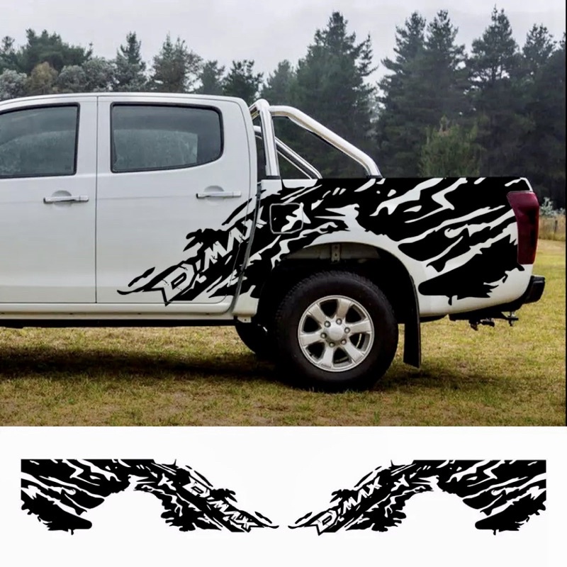 (Ready Stock)S346# Isuzu Dmax Car Body Vinyl Decal Sticker | Shopee ...