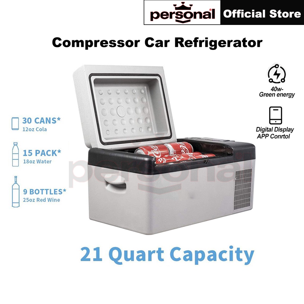 C20 Car Portable Mini Refrigerator Compressor Refrigeration | Shopee ...