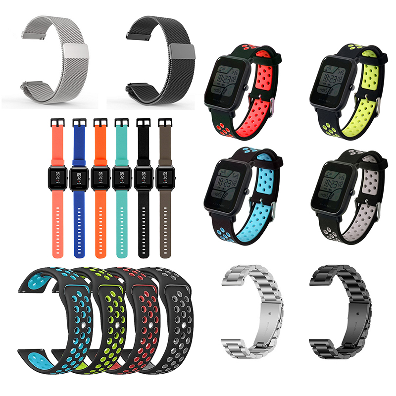 Soft Silicone Band Strap Huami Amazfit Bip Lite Bip S Bip 1S