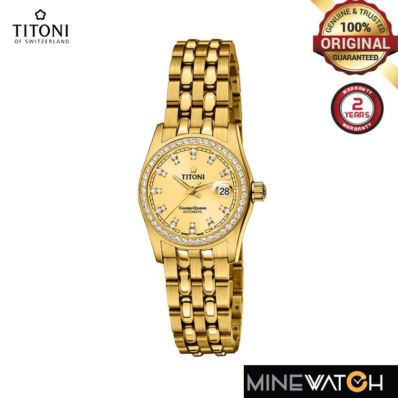 Titoni deals gold watch