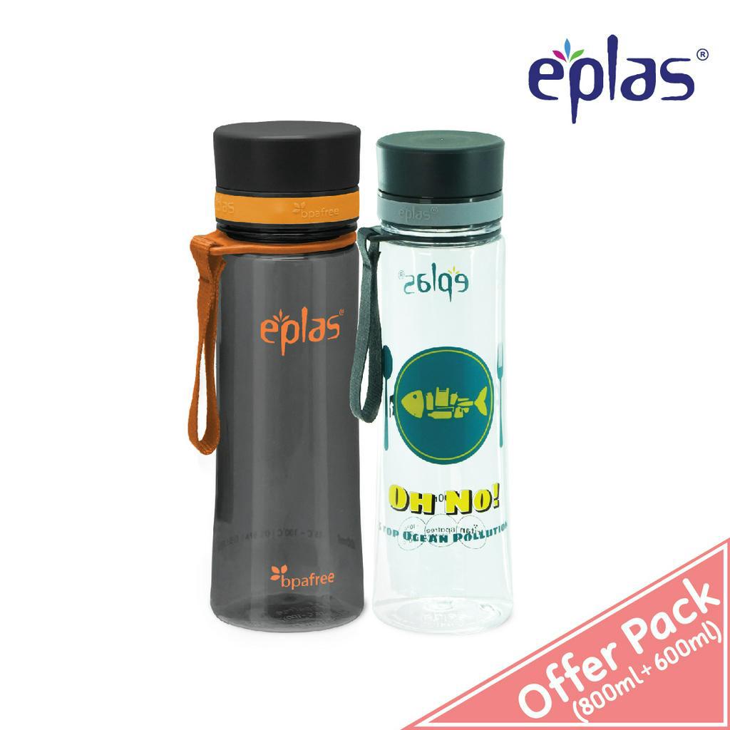 Eplas Offer Pack In Ml Water Bottle Set Drinking Tumbler Botol Air Bpa Free Eght