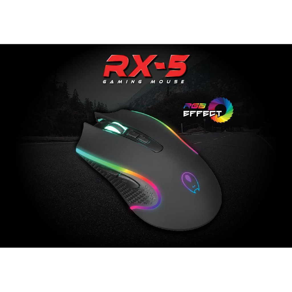 GAMING FREAK RX-5 Gaming Mouse GFM-RX5 with 7 button 6 type led RGB ...