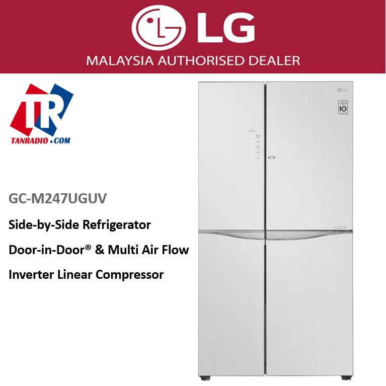 LG SidebySide Refrigerator with DoorinDoor®&Multi Air Flow