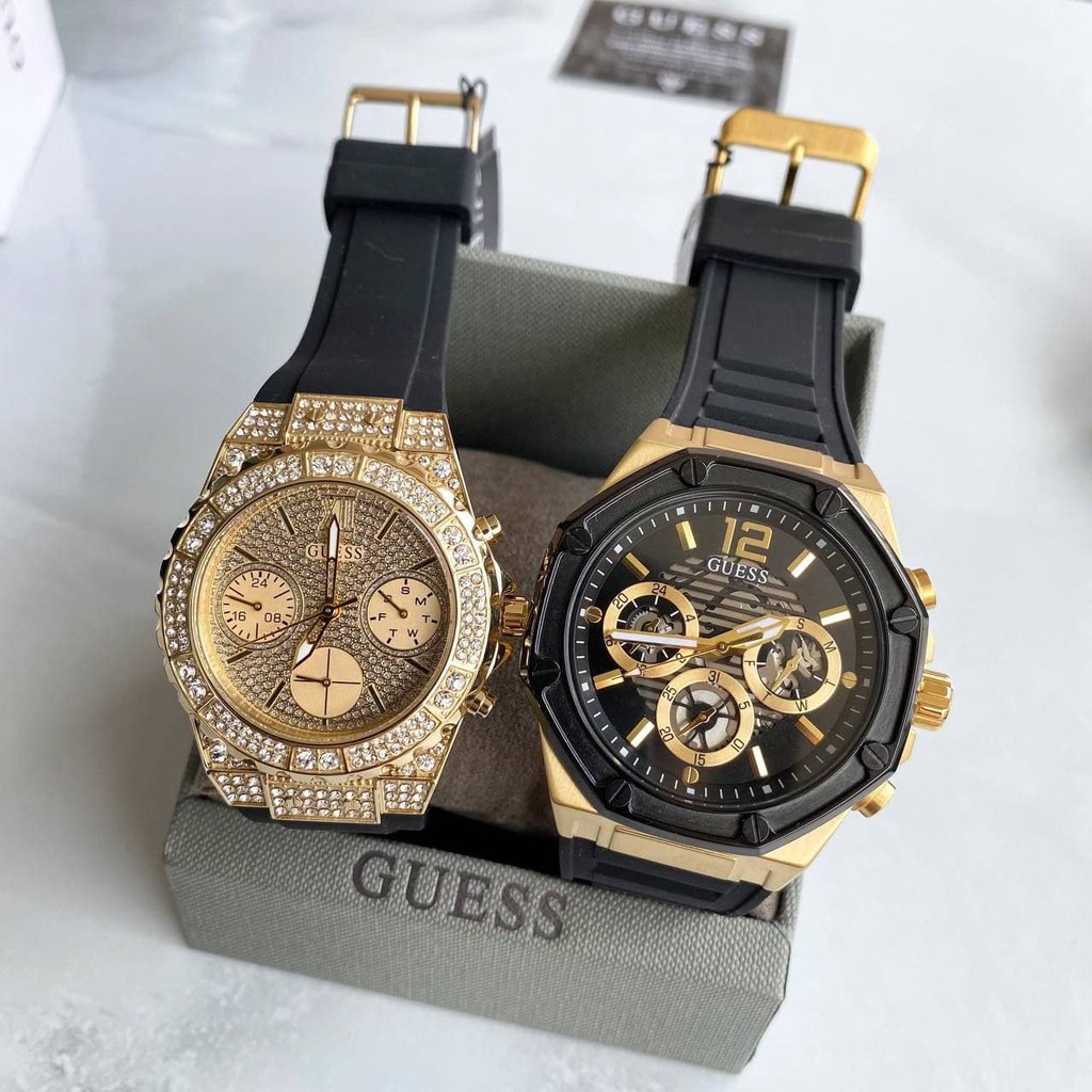 Guess watches couple best sale