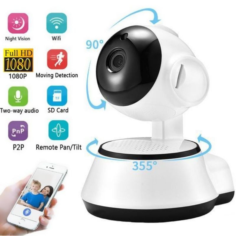 [Ready Stock]1080P HD CCTV Camera Infrared Night Vision Smart Sensor ...