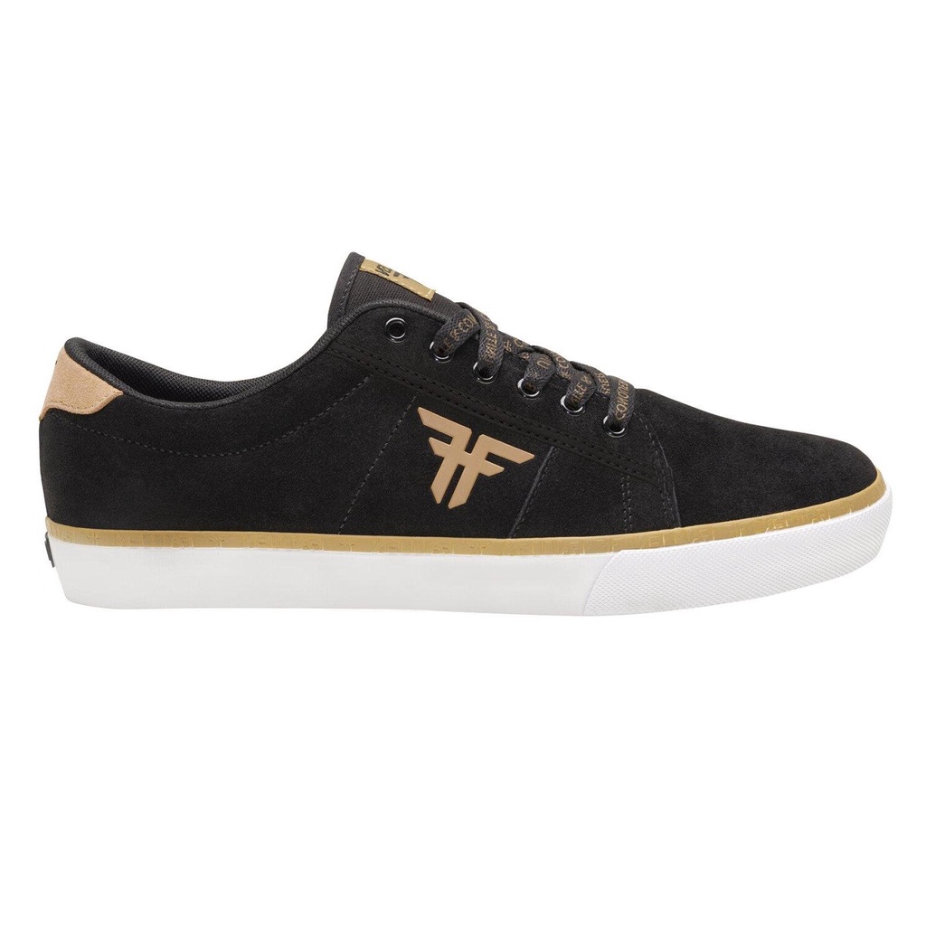 STOCK CLEARANCE Fallen Footwear Bomber Skate Shoes Black White