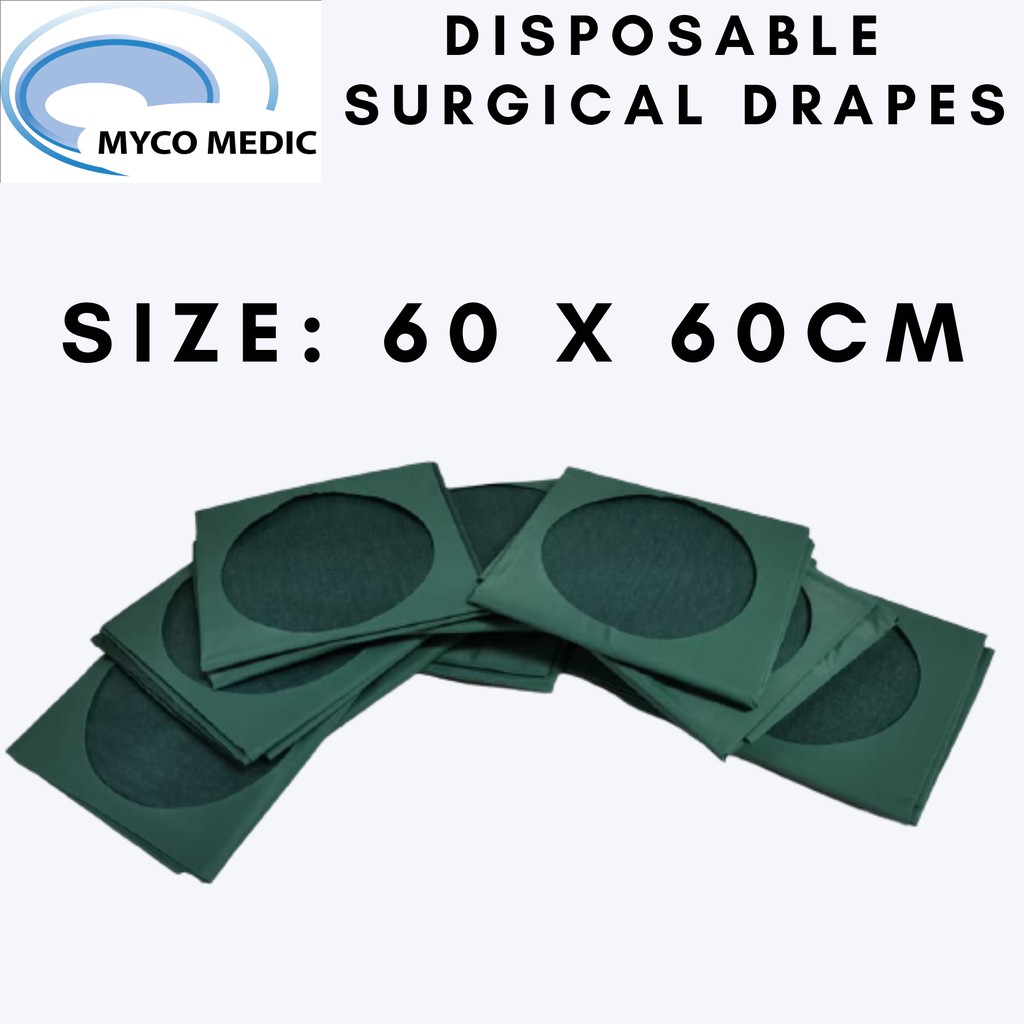 Dental Surgical Veterinary Drapes with key holes Water