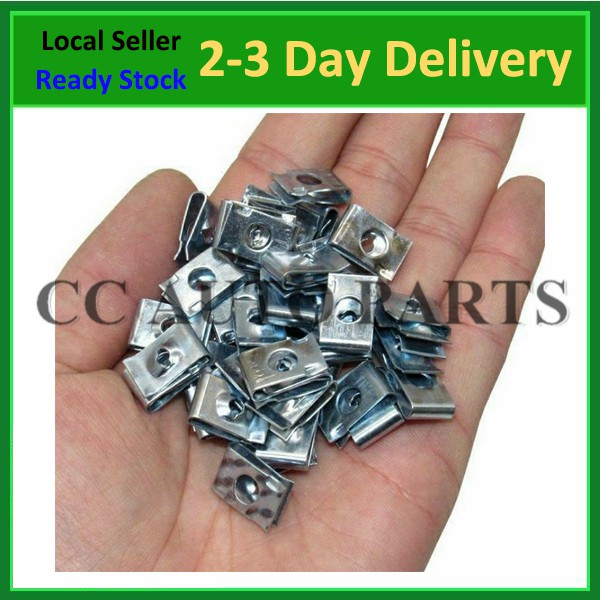 1PCS Universal car and motorcycle shell mounting screw gasket clip iron ...