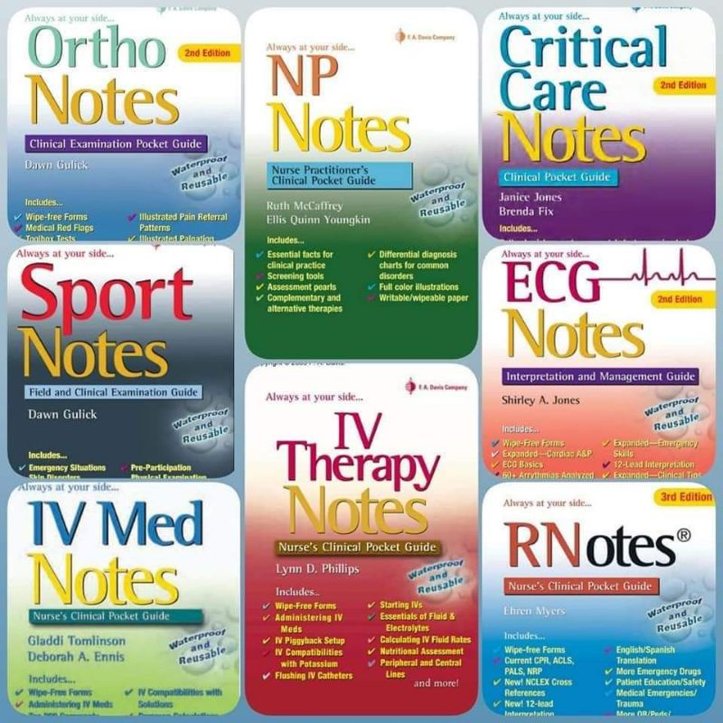 Clinical Nursing Notes (17 notes) | Shopee Malaysia