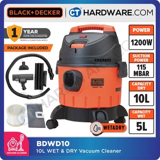 BLACK+DECKER 10.8V Wet and Dry Vacuum Cleaner WDA320B 