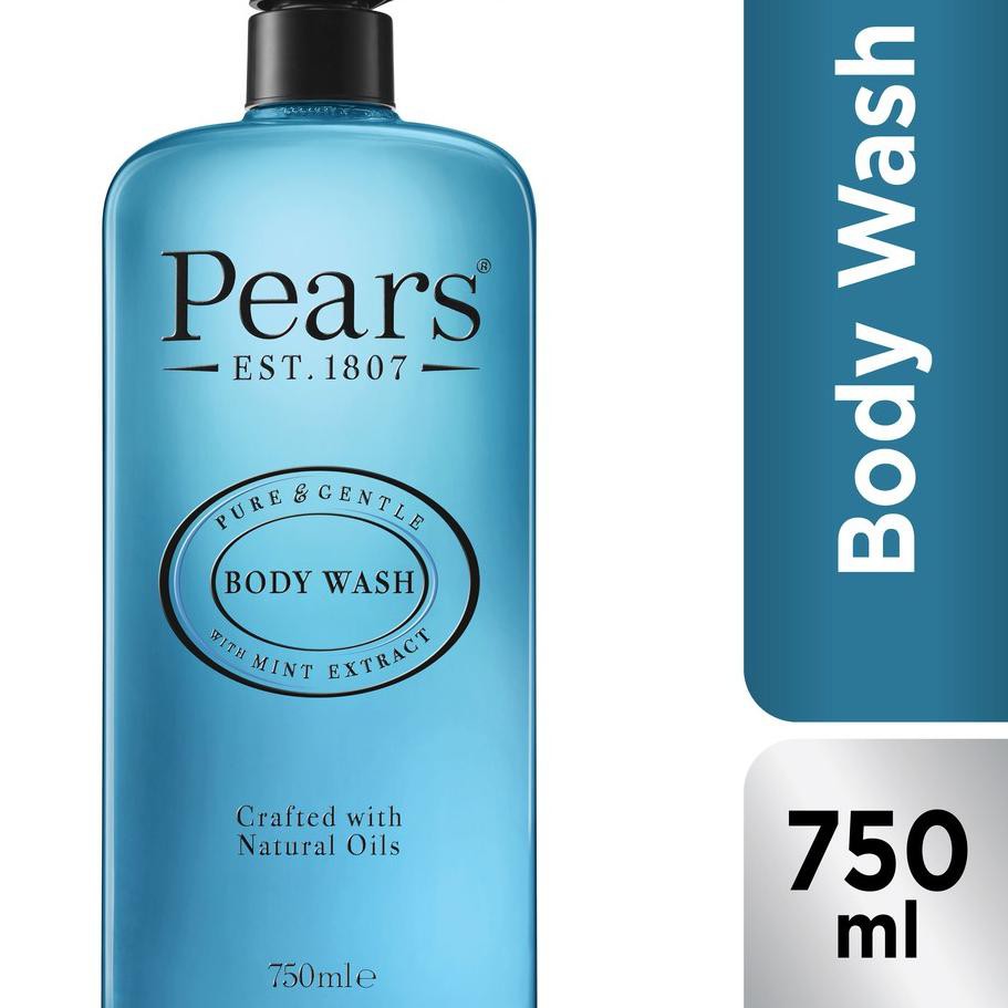 Pears Pure & Gentle Body Wash With 750 ml Mint Extract Shopee Malaysia