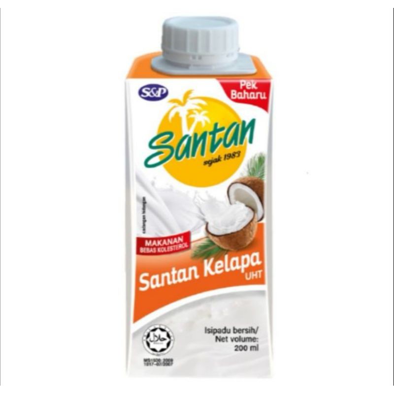 S&P Santan Coconut Milk Santan Kelapa 200ML | Shopee Malaysia