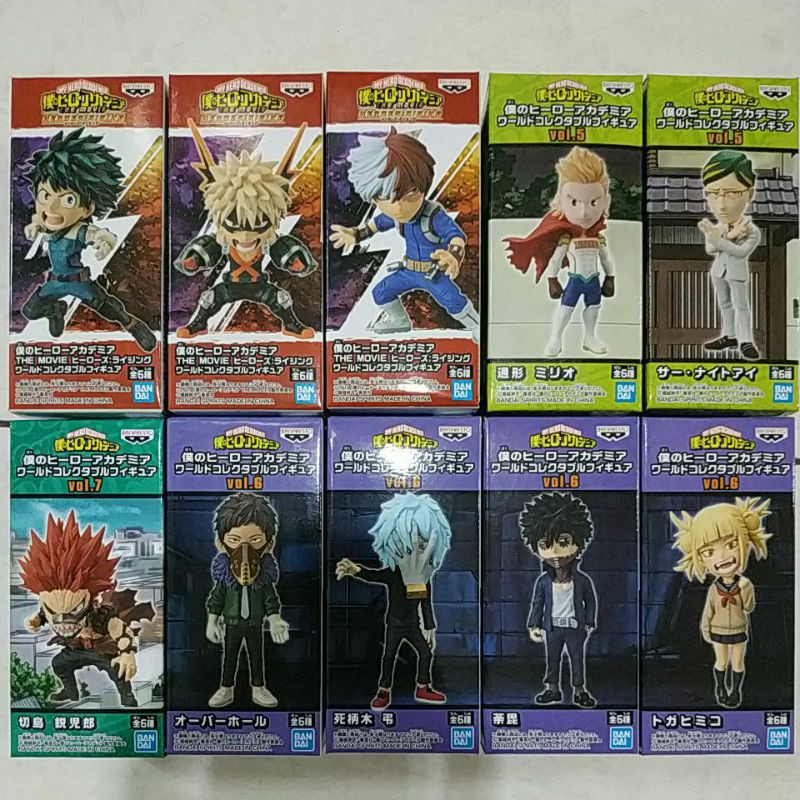Figurines Banpresto WCF My Hero Academia - Shoto Todoroki & Dabi - Neufs