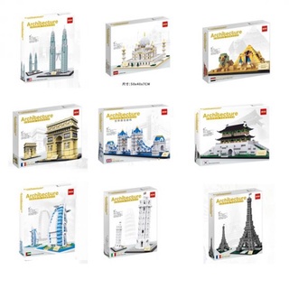 Assembled models of world-famous buildings | Shopee Malaysia
