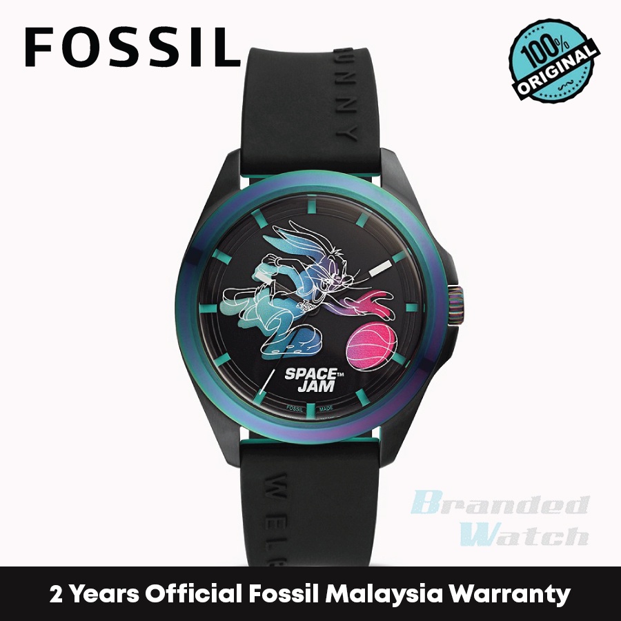 Official Warranty] Fossil LE1126SET Men's Space Jam Bugs Bunny Limited  Edition Box Set Black Silicone Watch | Shopee Malaysia