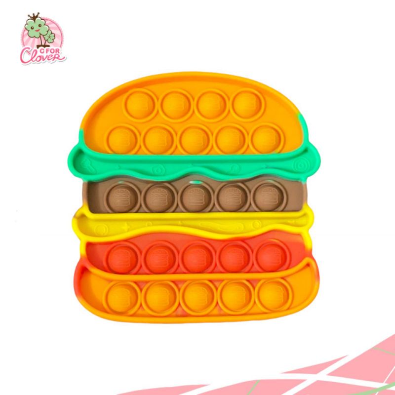 Pop IT PREMIUM BURGER/popit tiktok viral 2 | Shopee Malaysia