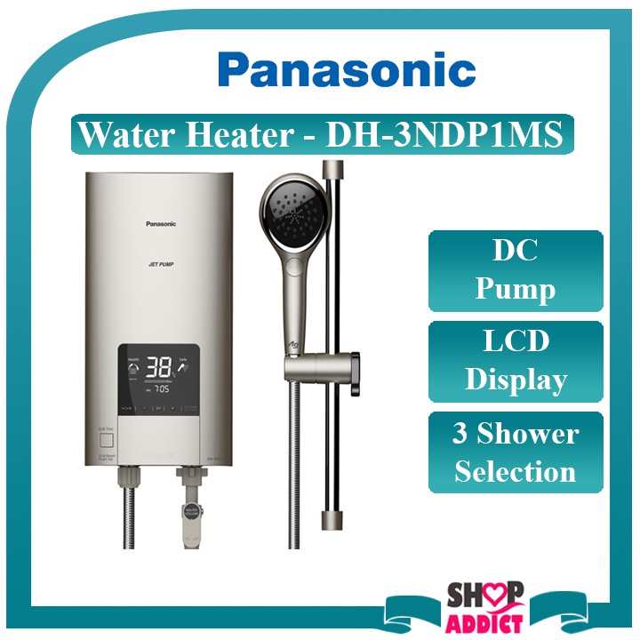 Panasonic DH3NDP1MS Instant Water Heater/ Shower (Jet Pump) Shopee