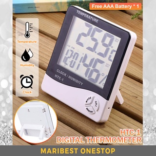 Pointer Thermometer Thermohygrometer Hygrometer Indoor Outdoor 2 In 1  Wall-mounted Desktop Temperature Humidity Meter Household