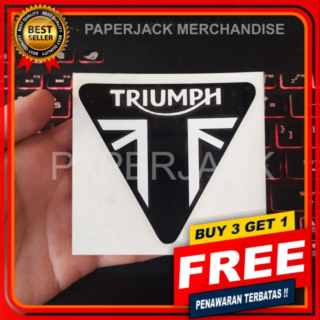 Unit TANK TRIUMPH MOTORCYCLE CUTTING STICKER | Shopee Malaysia