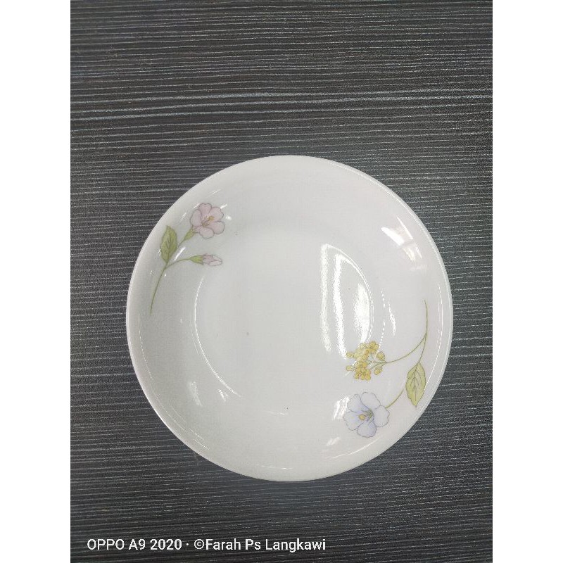 Corelle round 12cm Sauce Dish (Pastel Bouquet) | Shopee Malaysia