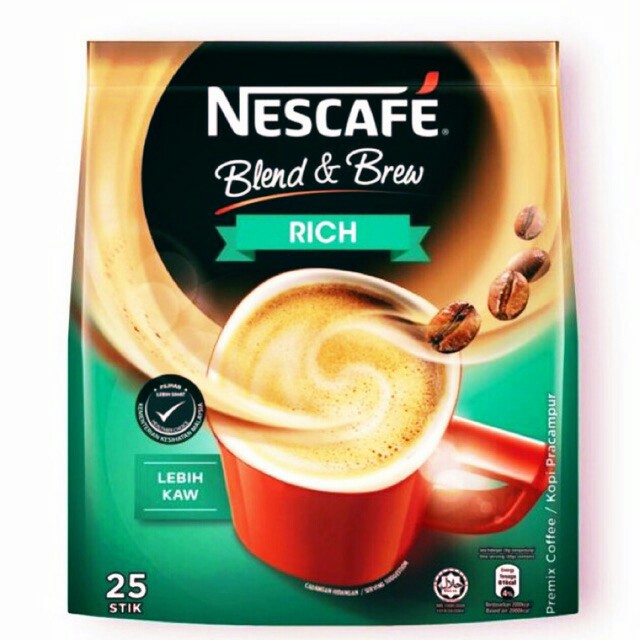 NESCAFE RICH BLEND & BREW (25 STICK) Shopee Malaysia