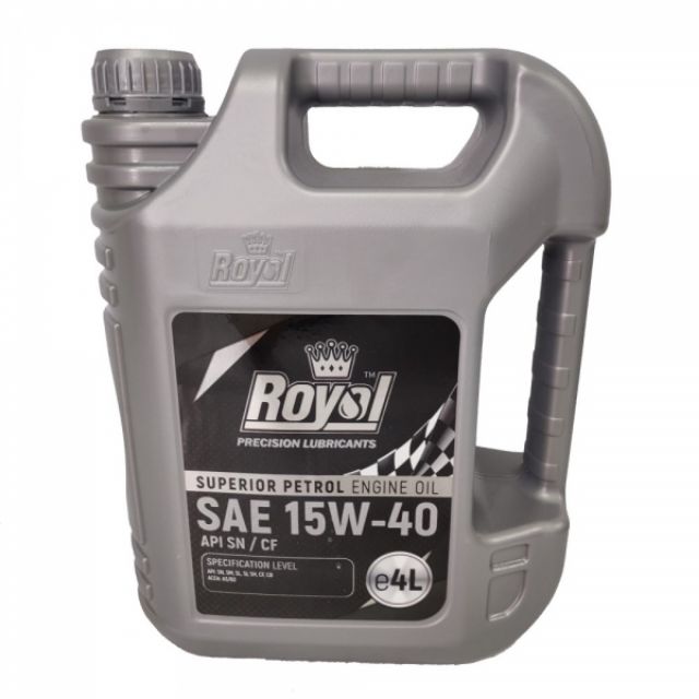 Royal Superior Petrol Engine Oil SAE 15W-40 API SN/CF 4L | Shopee Malaysia