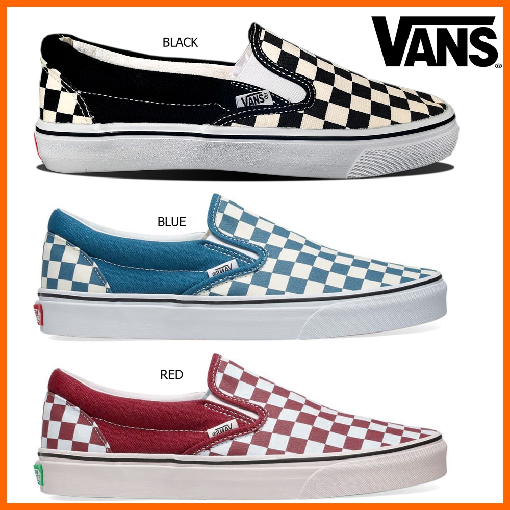 Vans slip shop on checkerboard malaysia